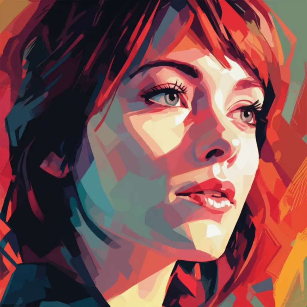 Artistic portrait of Kirsten Sheridan
