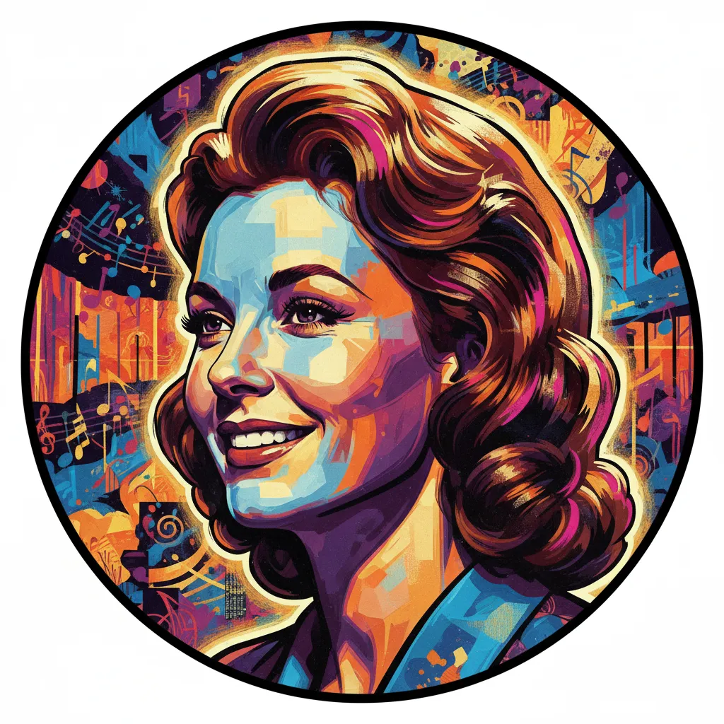 Artistic portrait of Audrey Meadows