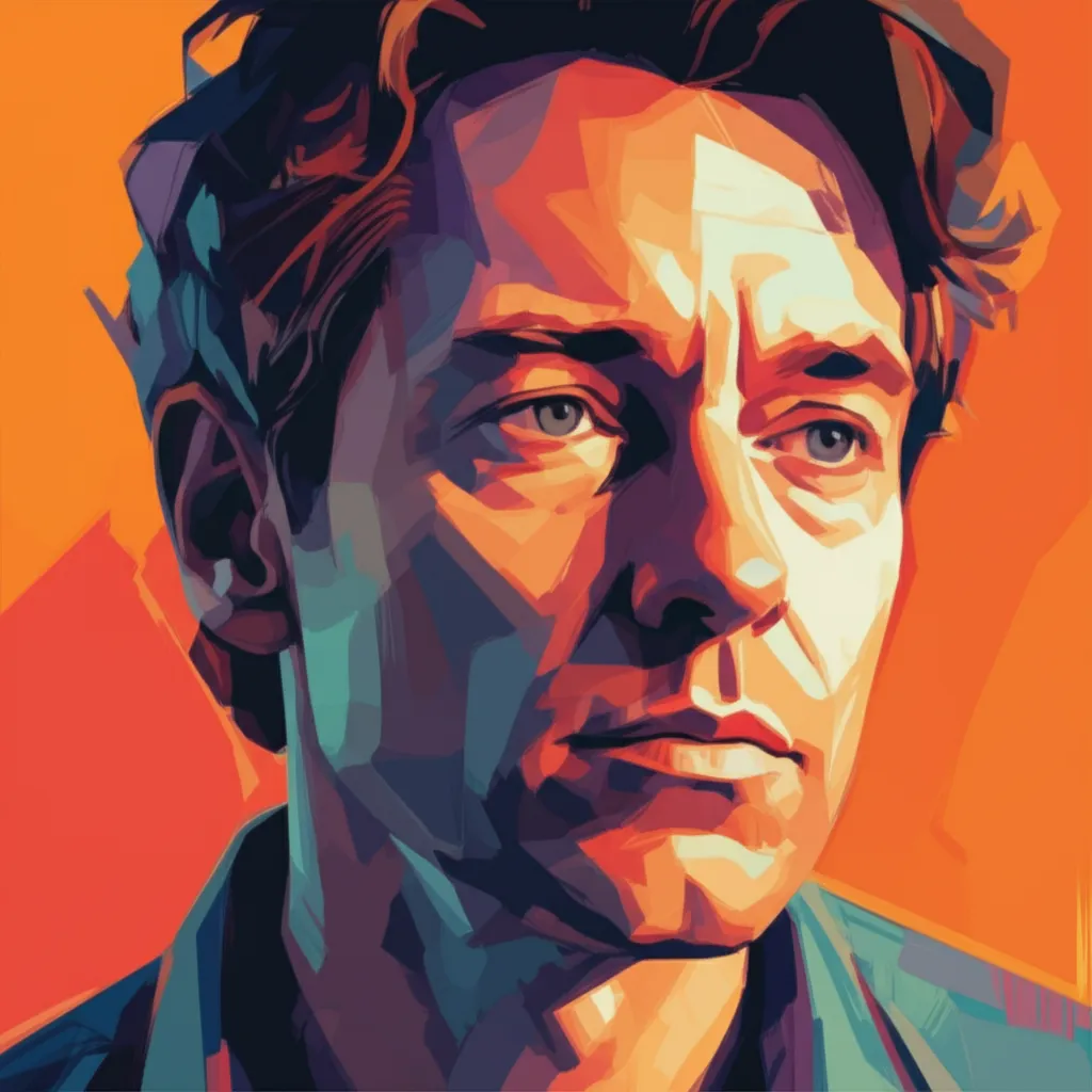 Artistic portrait of Daniel Richter