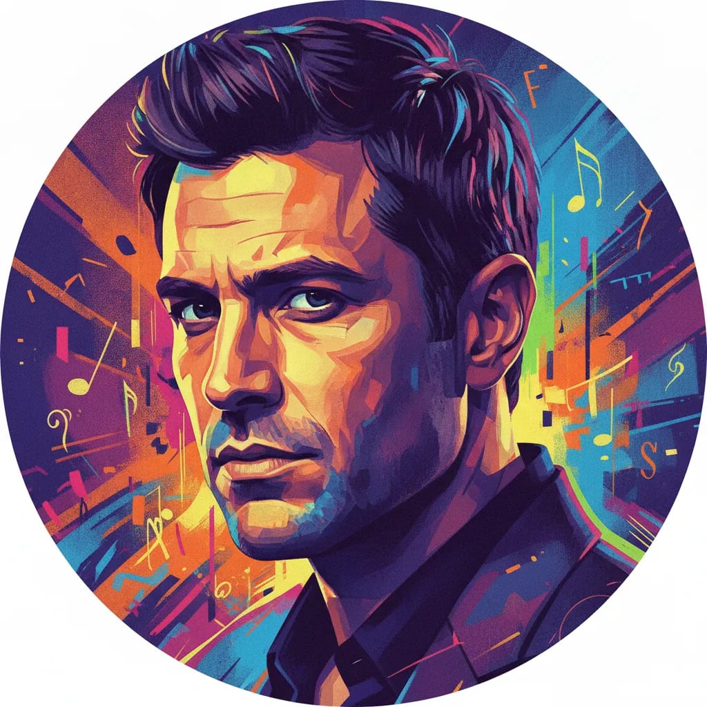 Artistic portrait of Sasha Roiz