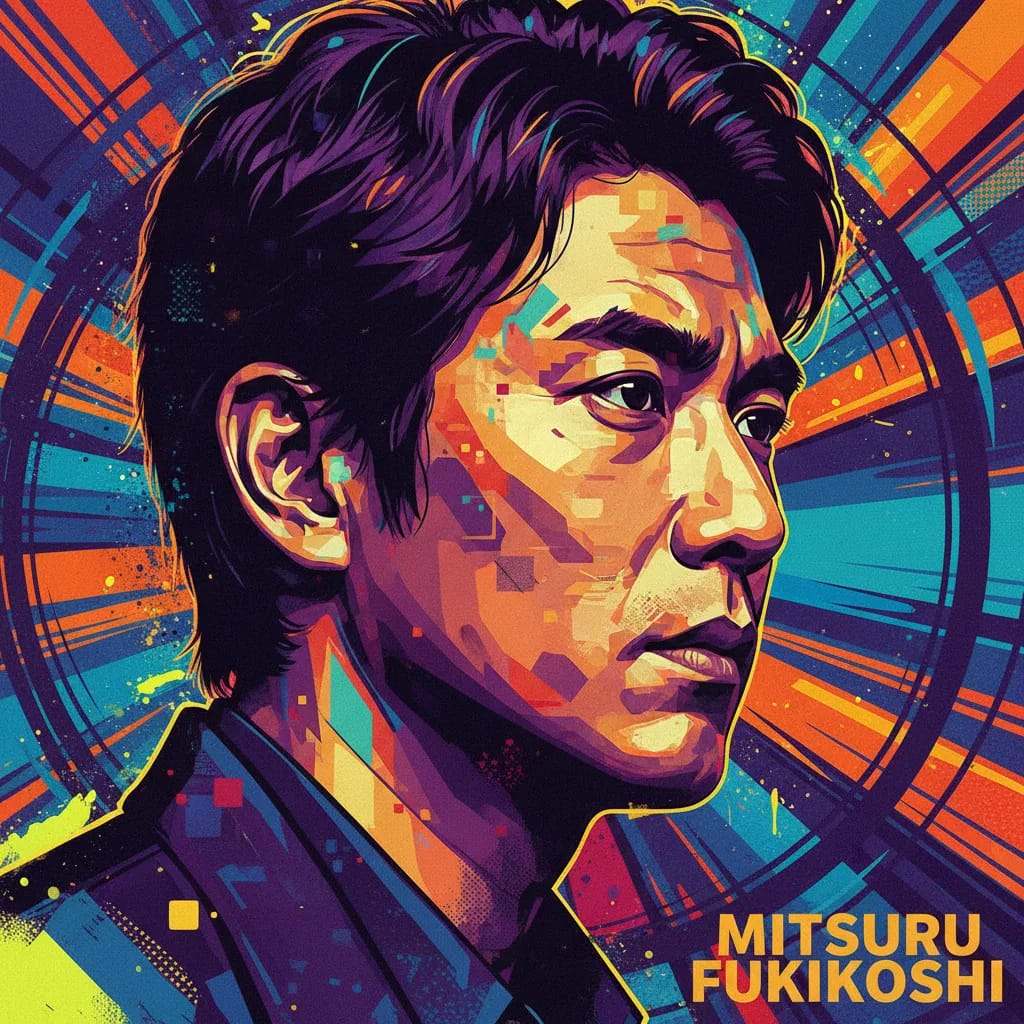 Artistic portrait of Mitsuru Fukikoshi