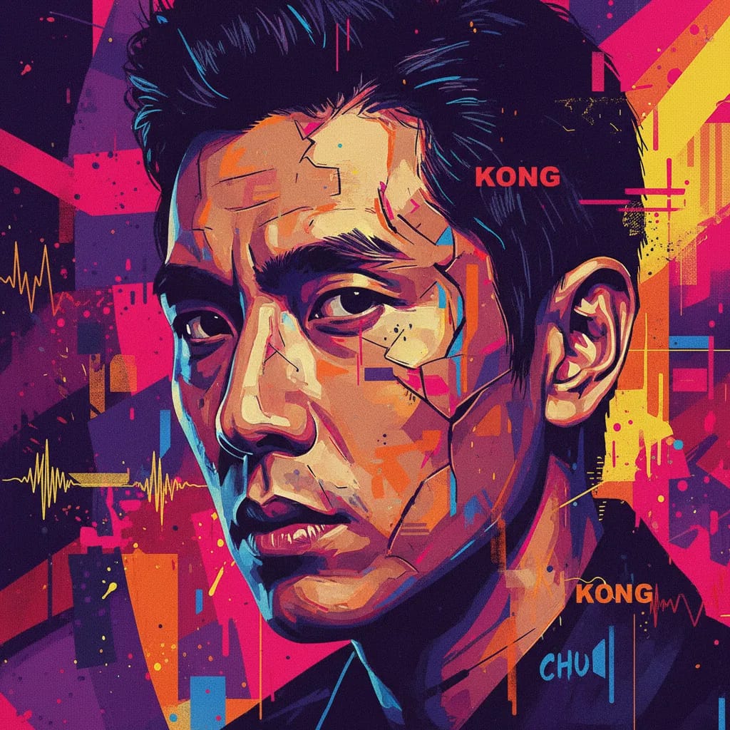 Artistic portrait of Kong Chu