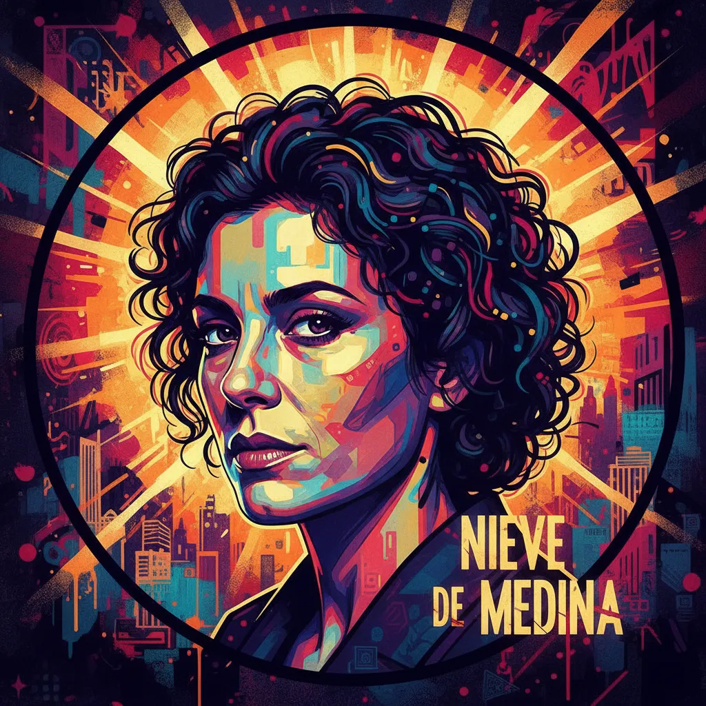Artistic portrait of Nieve de Medina