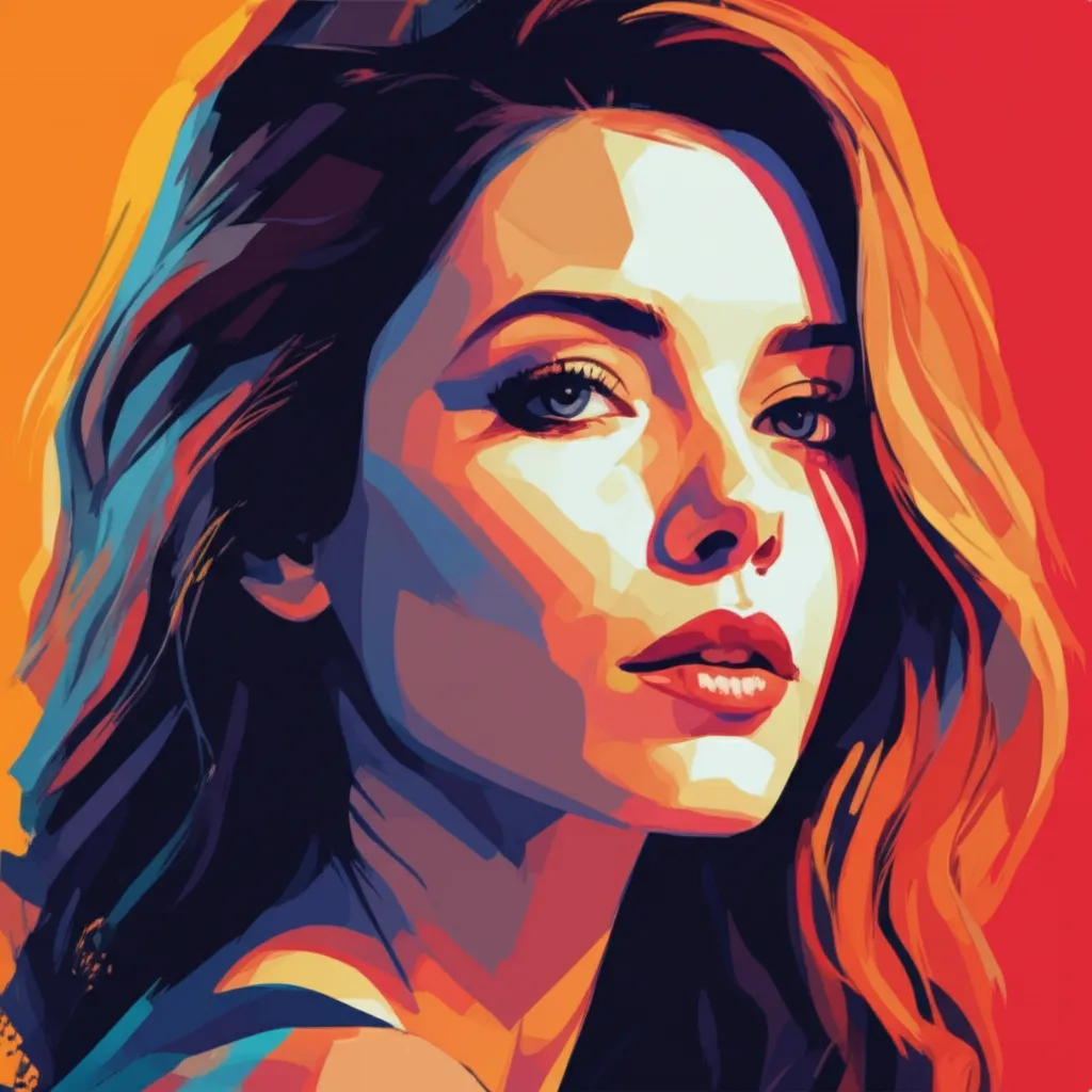 Artistic portrait of Kate Mara