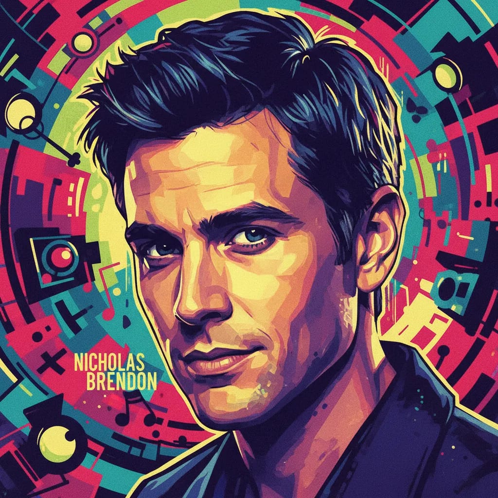 Artistic portrait of Nicholas Brendon