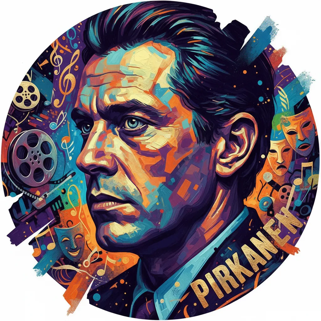 Artistic portrait of Perry Pirkanen