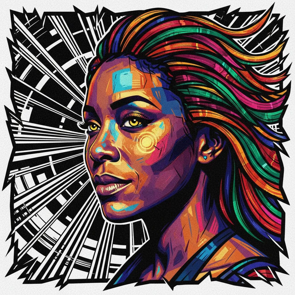 Artistic portrait of Kim Staunton