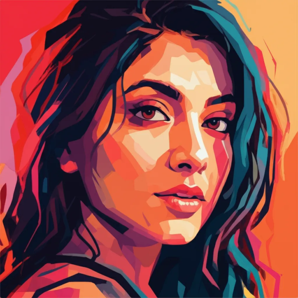 Artistic portrait of Gitanjali Rao
