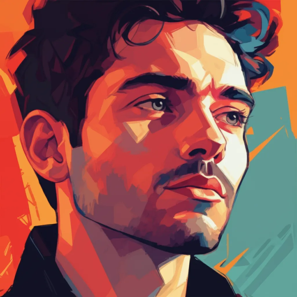 Artistic portrait of Joshua Barragan
