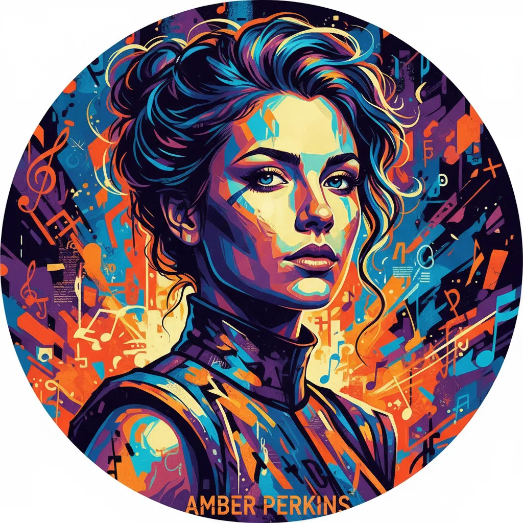 Artistic portrait of Amber Perkins