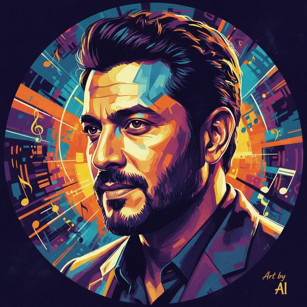 Artistic portrait of Ibrahim Ahmed