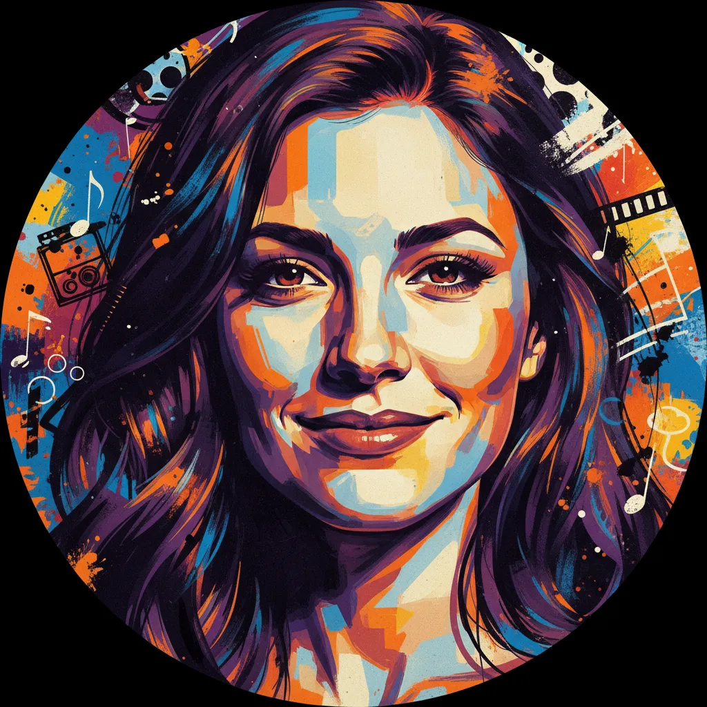Artistic portrait of Carla Gallo