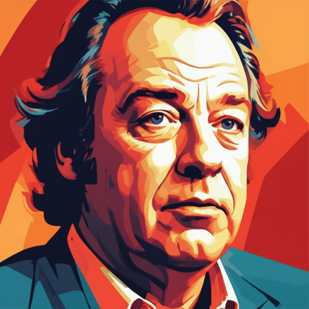 Artistic portrait of Dan Aykroyd
