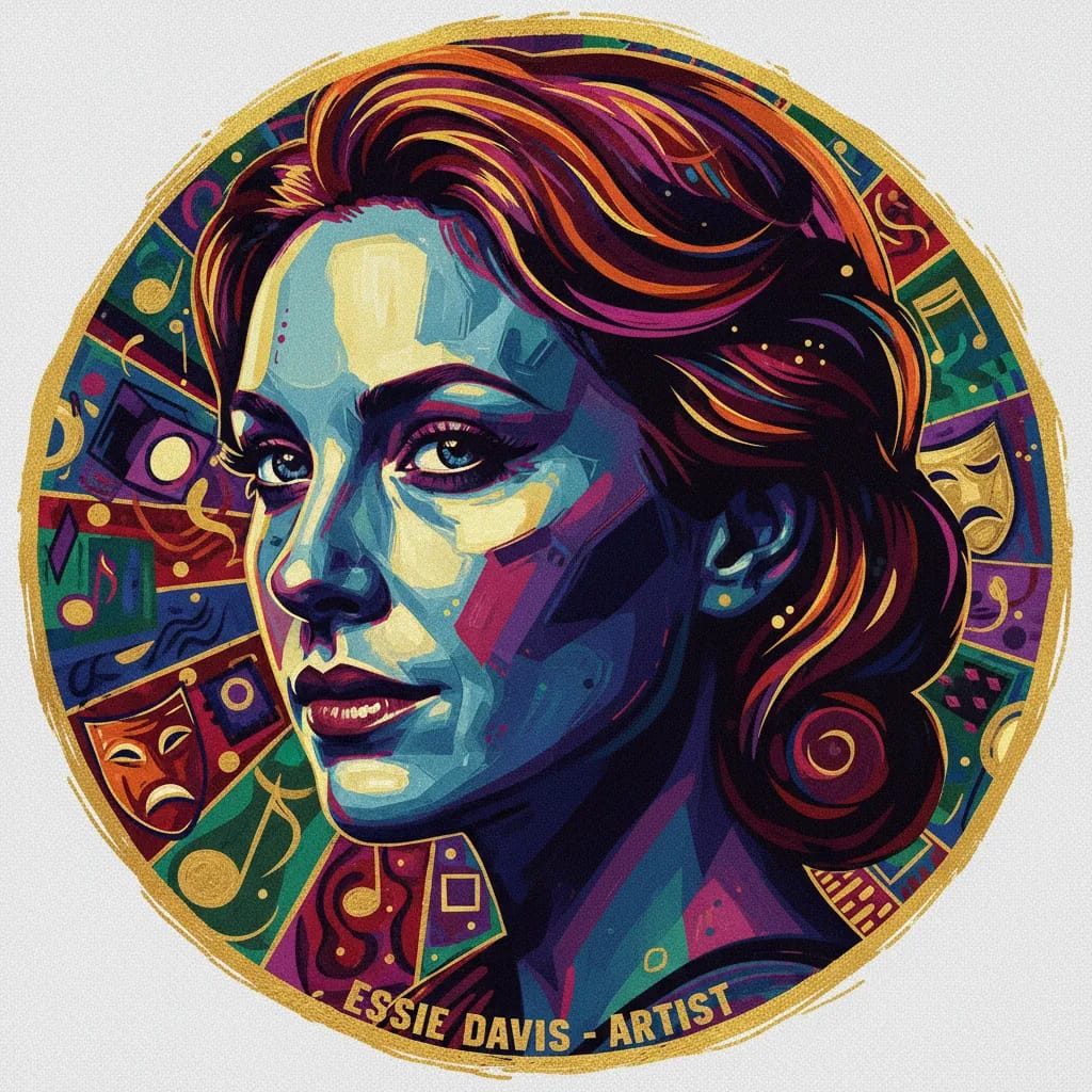 Artistic portrait of Essie Davis