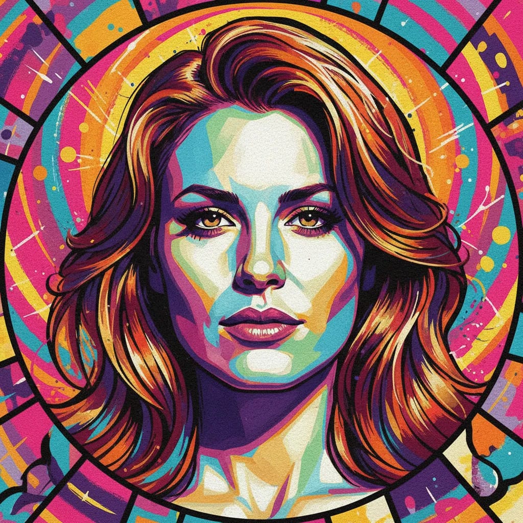 Artistic portrait of Kelly Preston