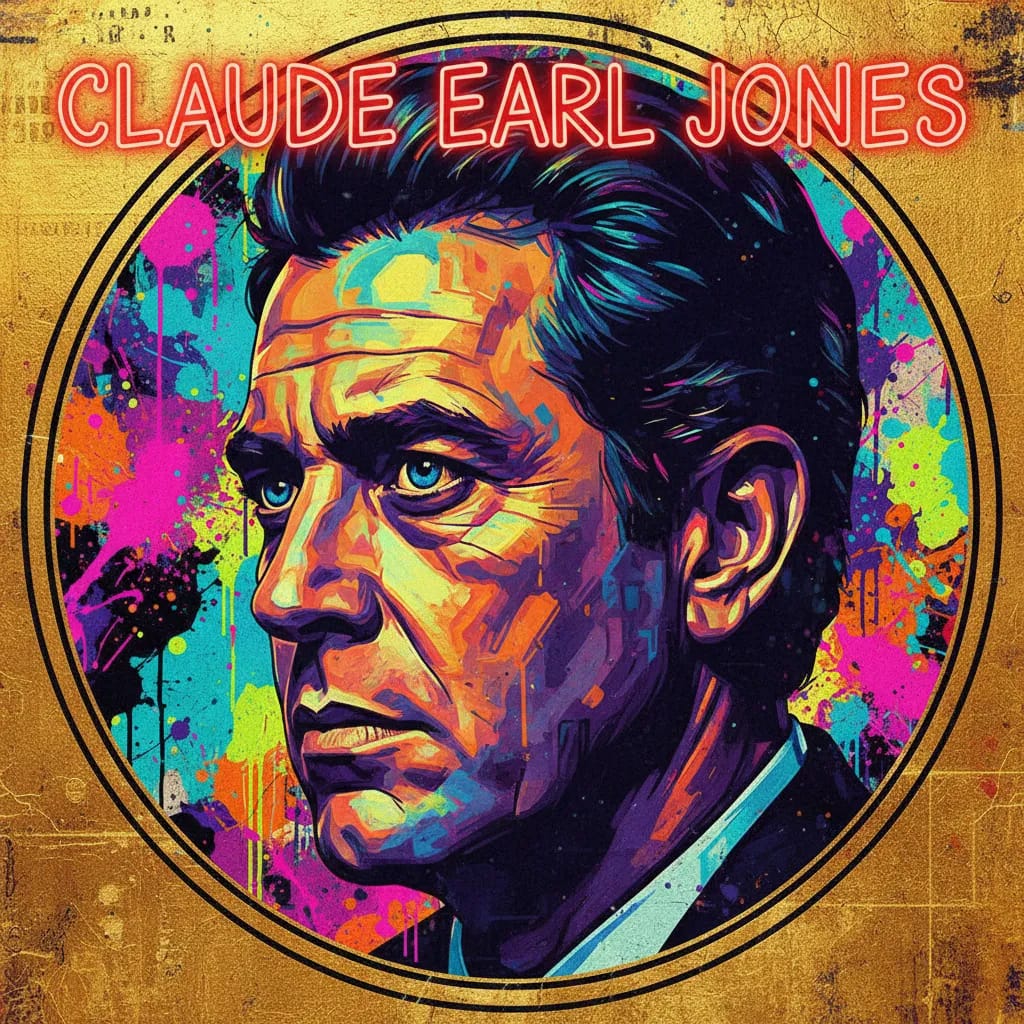 Artistic portrait of Claude Earl Jones
