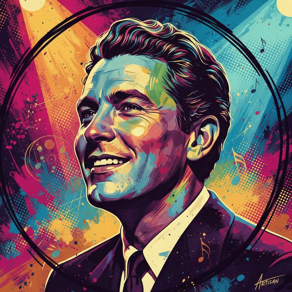 Artistic portrait of Gordon MacRae