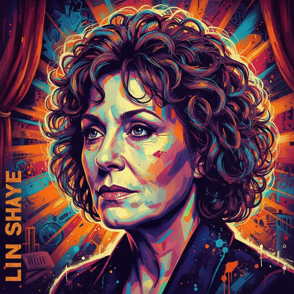 Artistic portrait of Lin Shaye