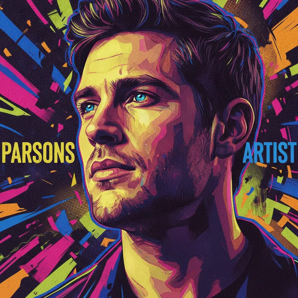 Artistic portrait of Nathan Parsons