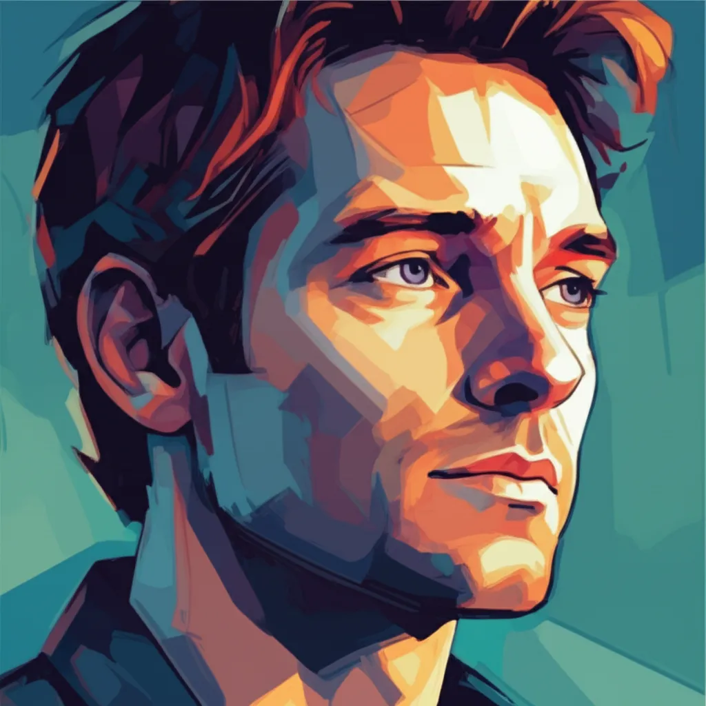 Artistic portrait of Michael Landes
