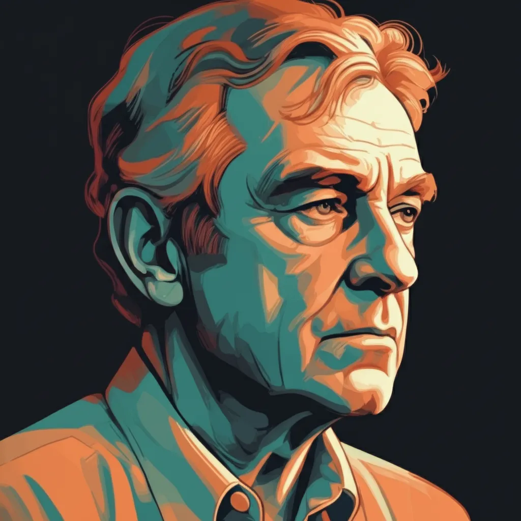 Artistic portrait of Peter McRobbie