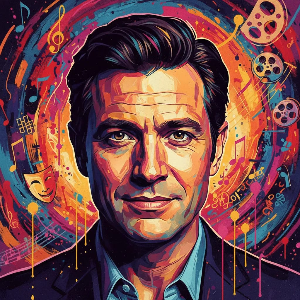 Artistic portrait of Harry Groener