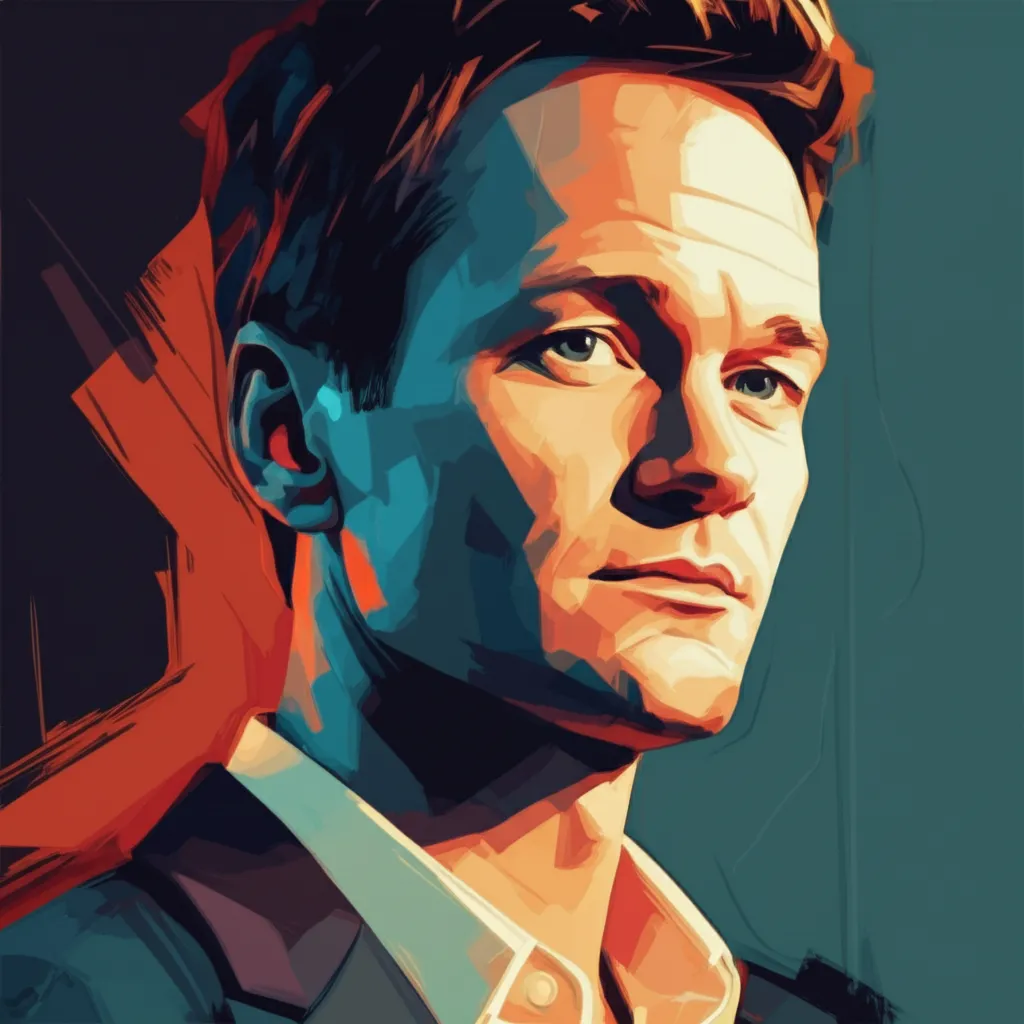 Artistic portrait of Neil Patrick Harris