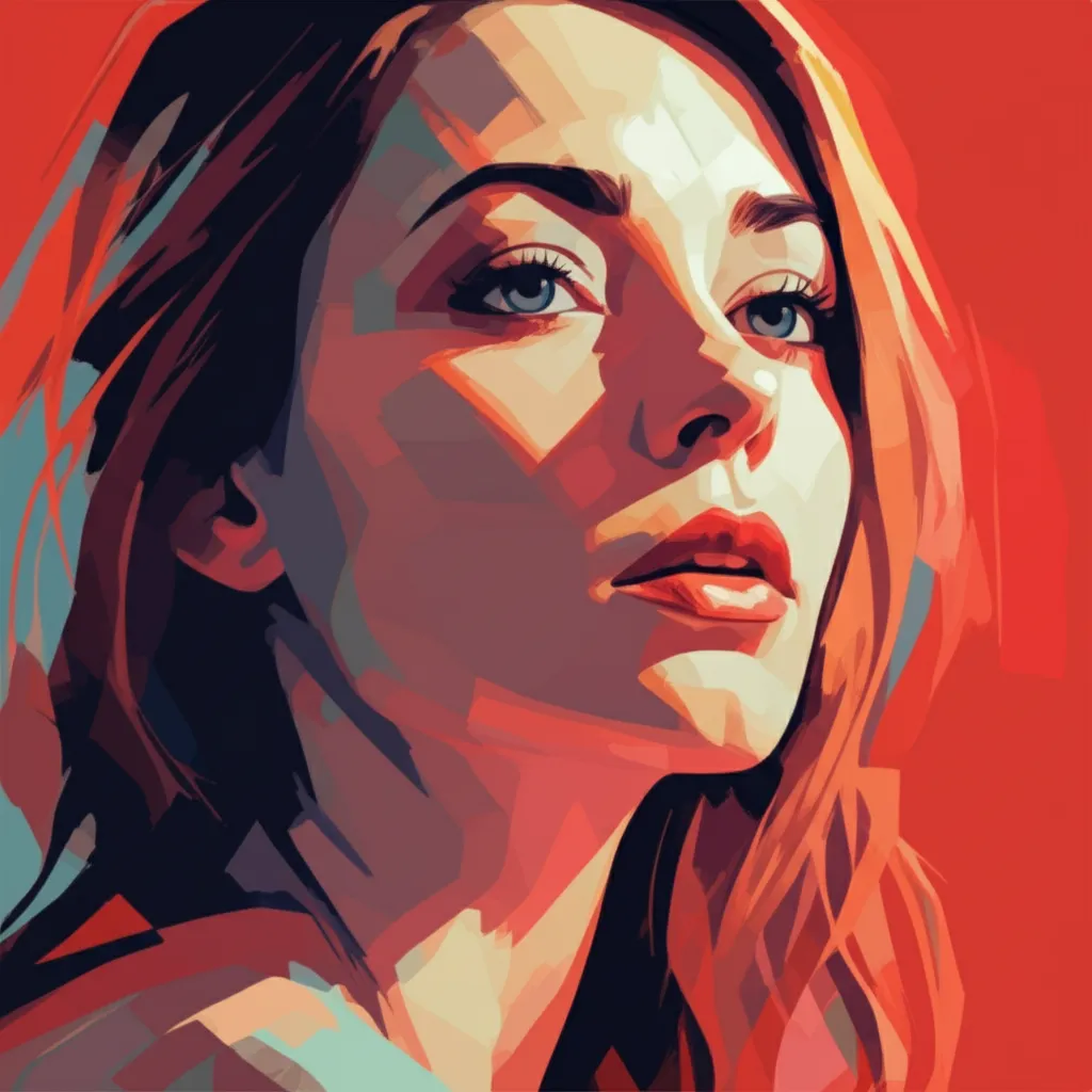 Artistic portrait of Nataliya Vdovina