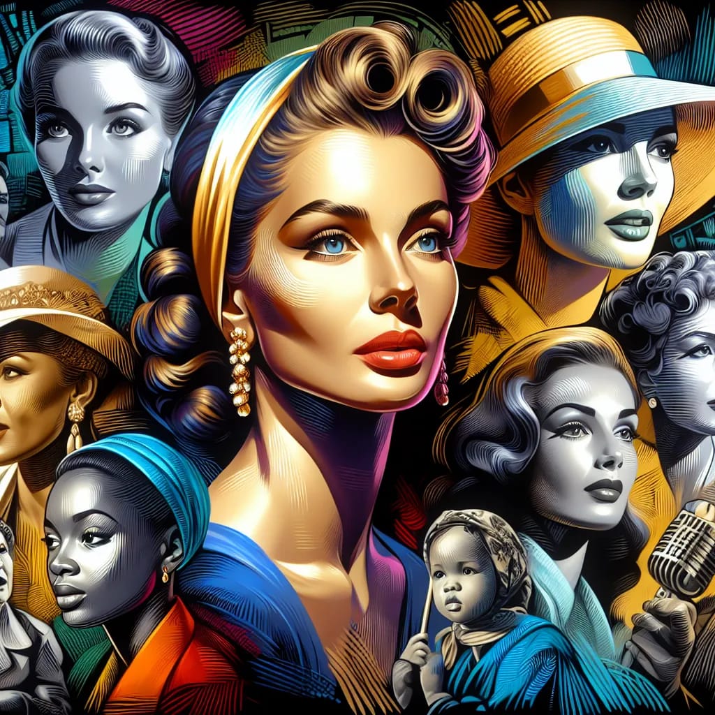 Artistic portrait of Katharine Hepburn