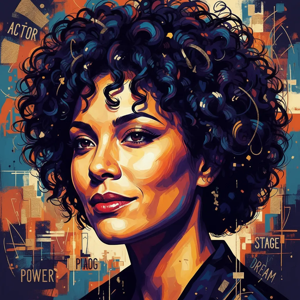 Artistic portrait of Jackie Guerra