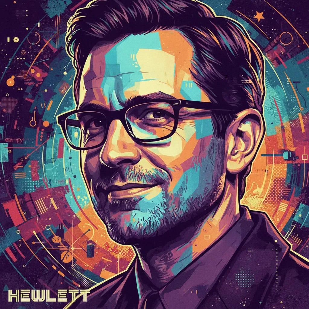 Artistic portrait of David Hewlett
