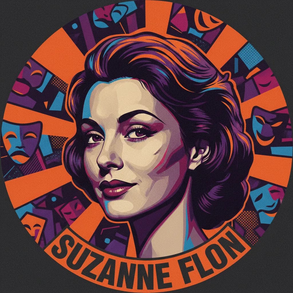 Artistic portrait of Suzanne Flon