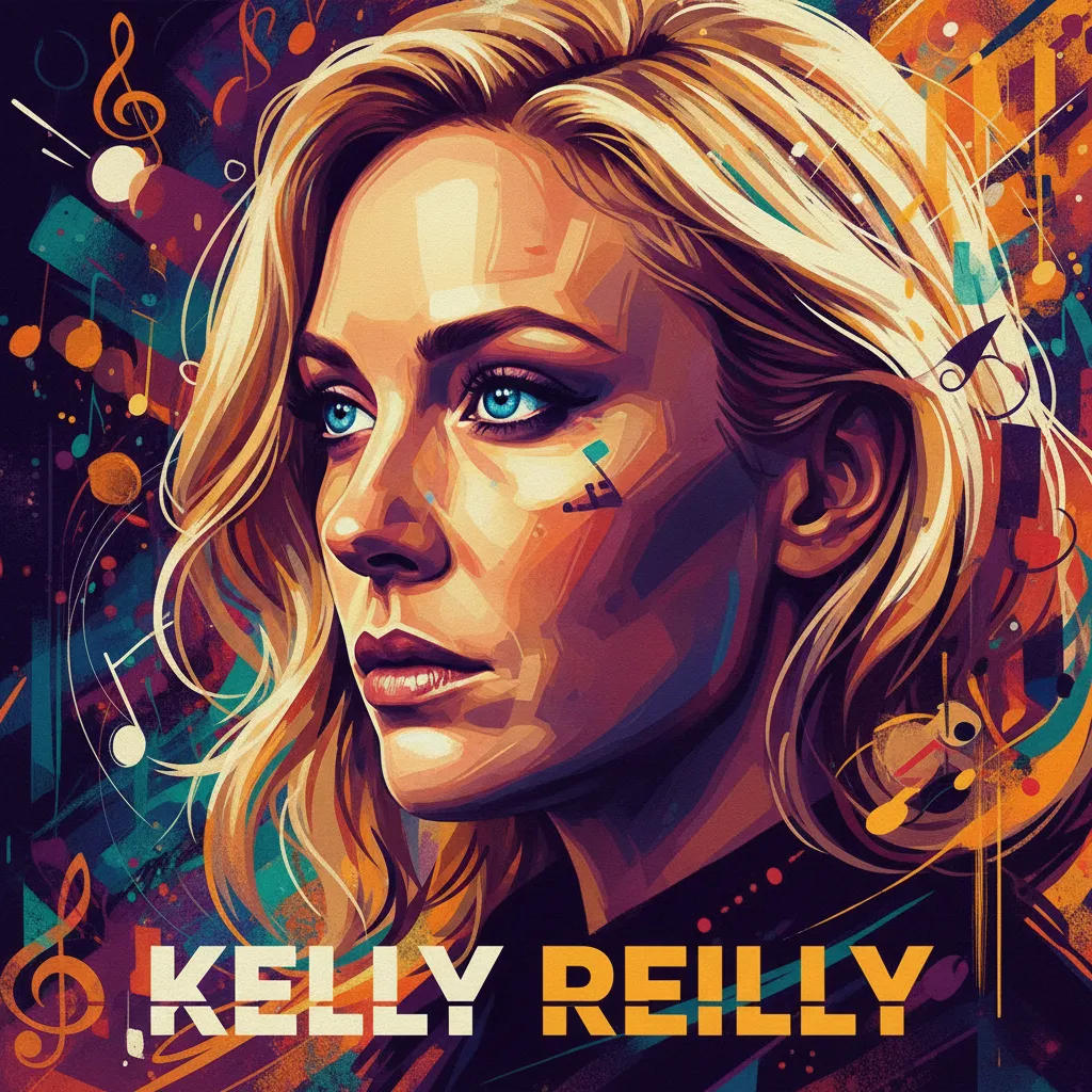 Artistic portrait of Kelly Reilly