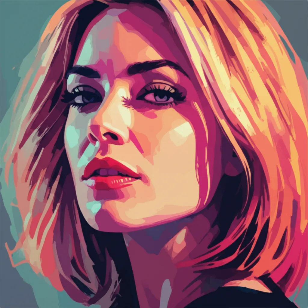 Artistic portrait of Malin Akerman