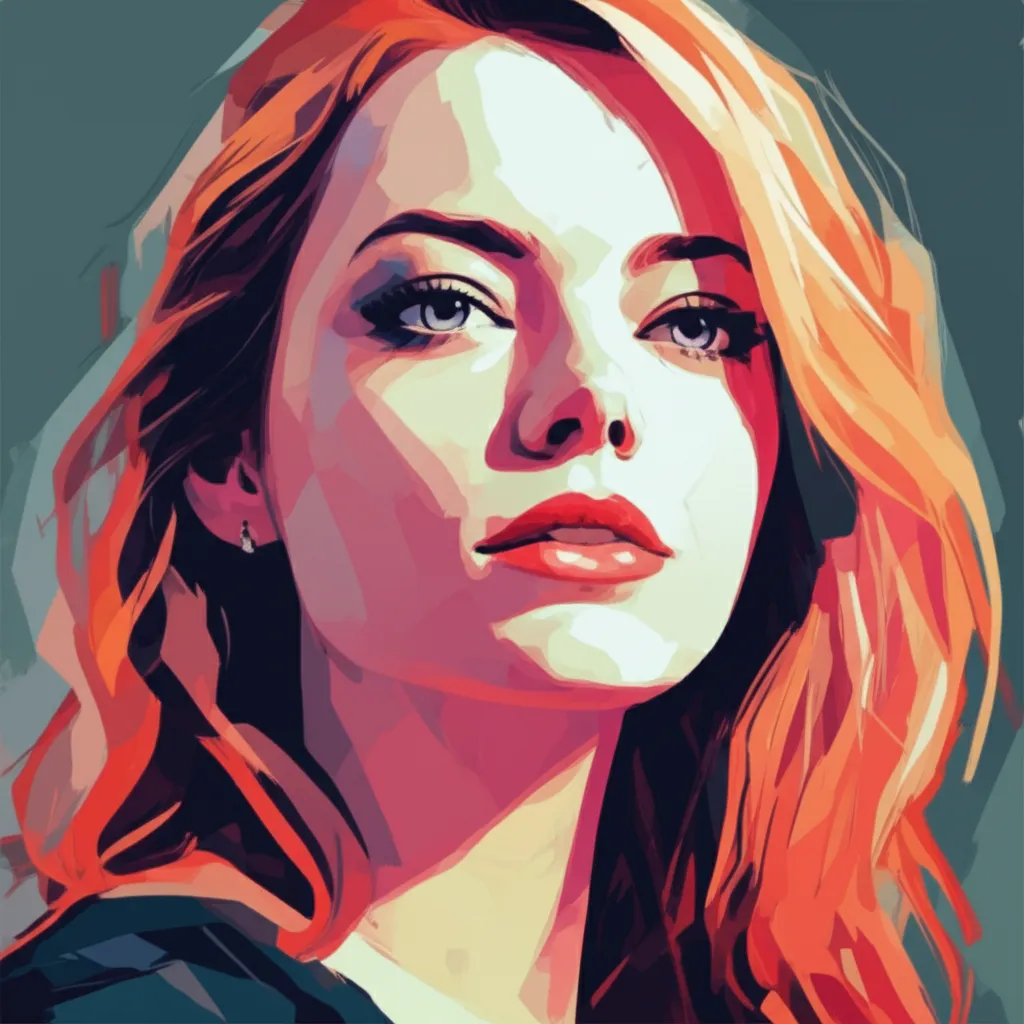 Portrait of Emma Stone