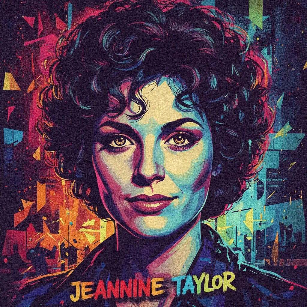 Artistic portrait of Jeannine Taylor