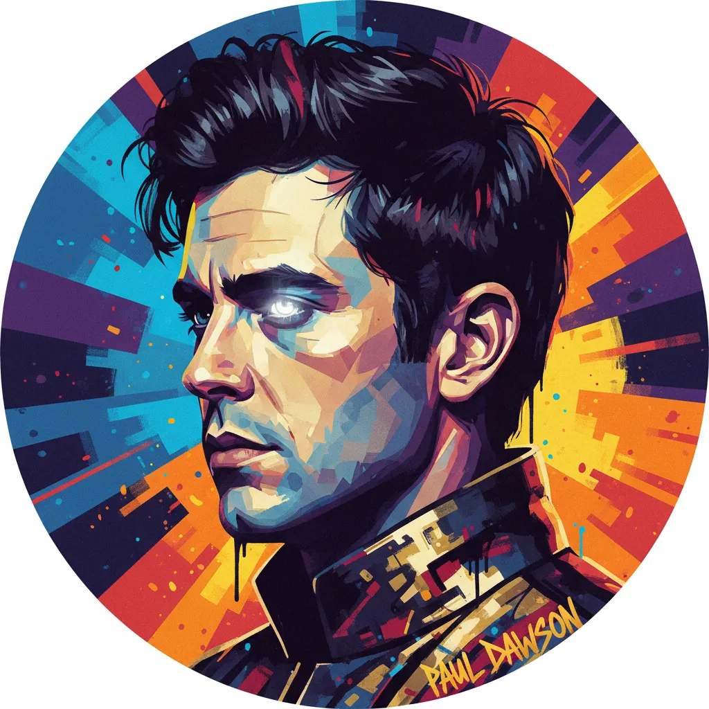 Artistic portrait of Paul Dawson