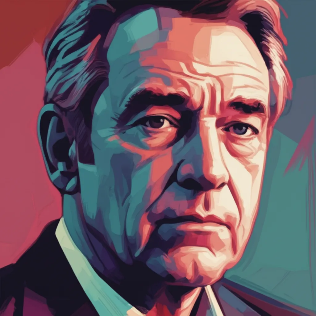 Artistic portrait of Bob Gunton