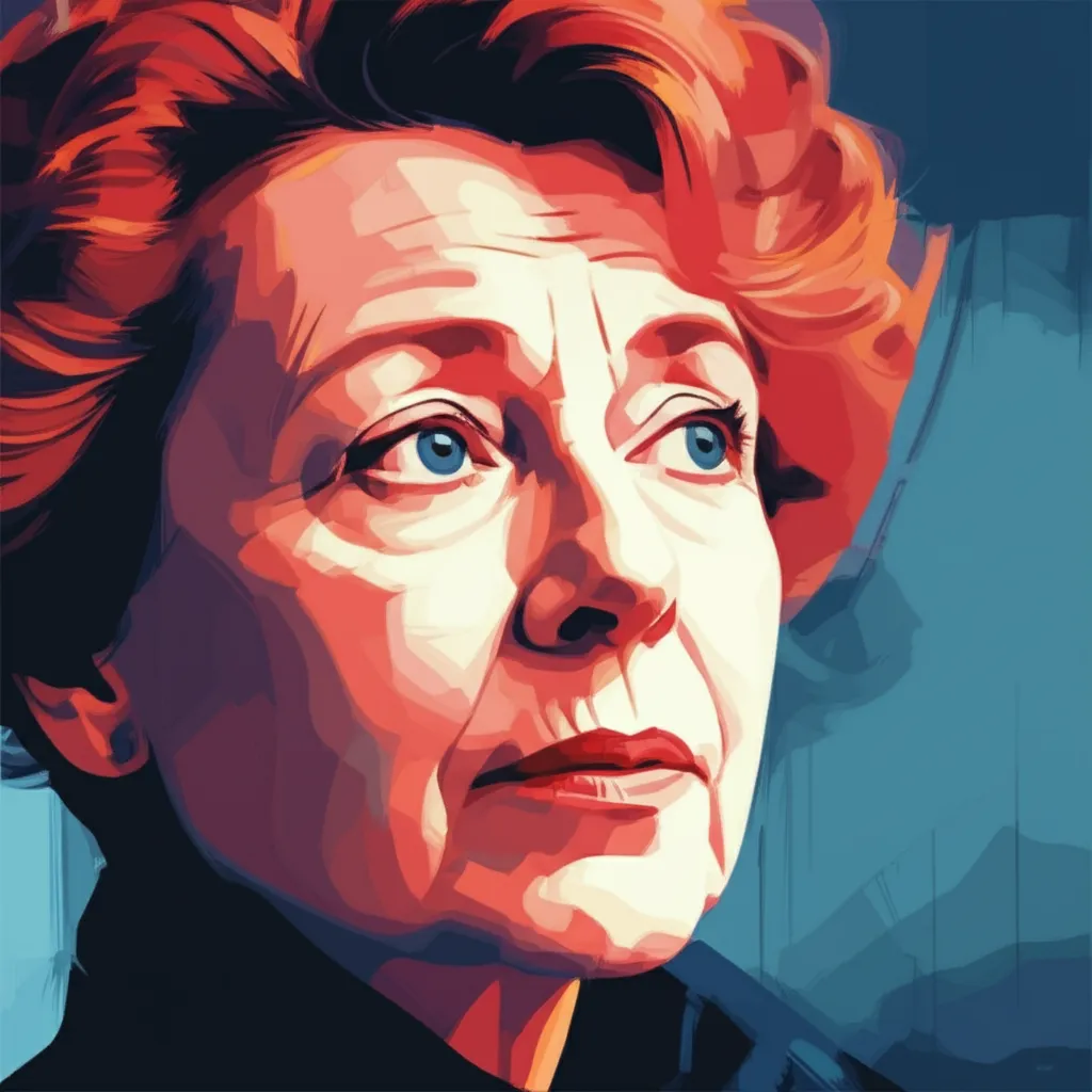 Artistic portrait of Anna Massey