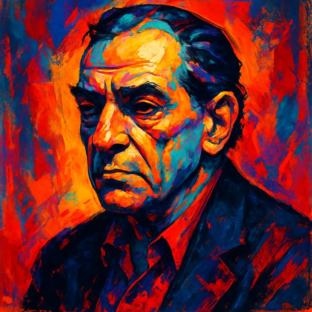 Artistic portrait of Michael V. Gazzo