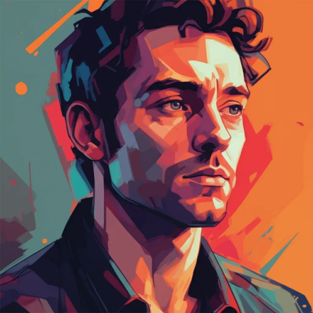 Artistic portrait of Eric Baugin