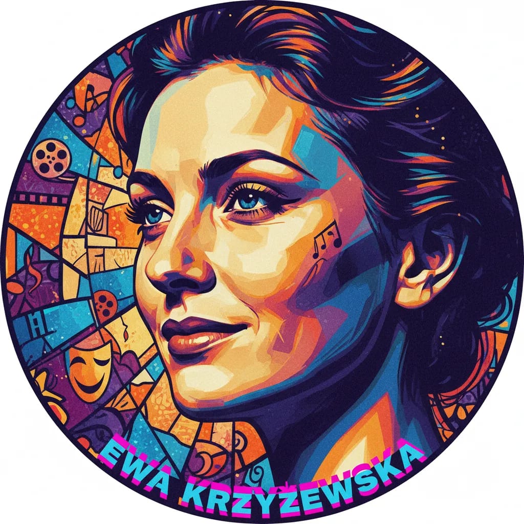 Artistic portrait of Ewa Krzyzewska