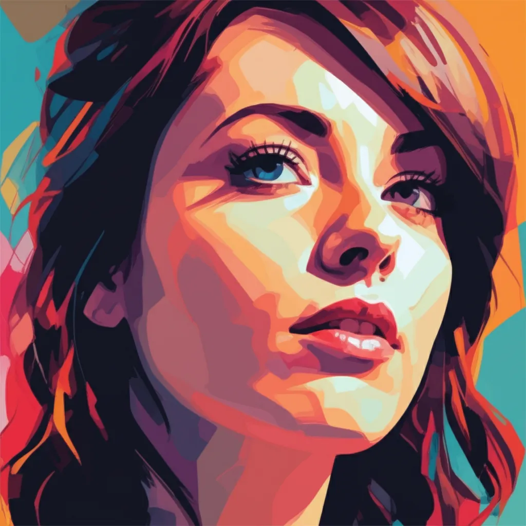 Artistic portrait of Sarah Burns
