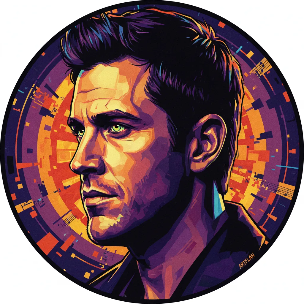 Artistic portrait of Sean Patrick Flanery