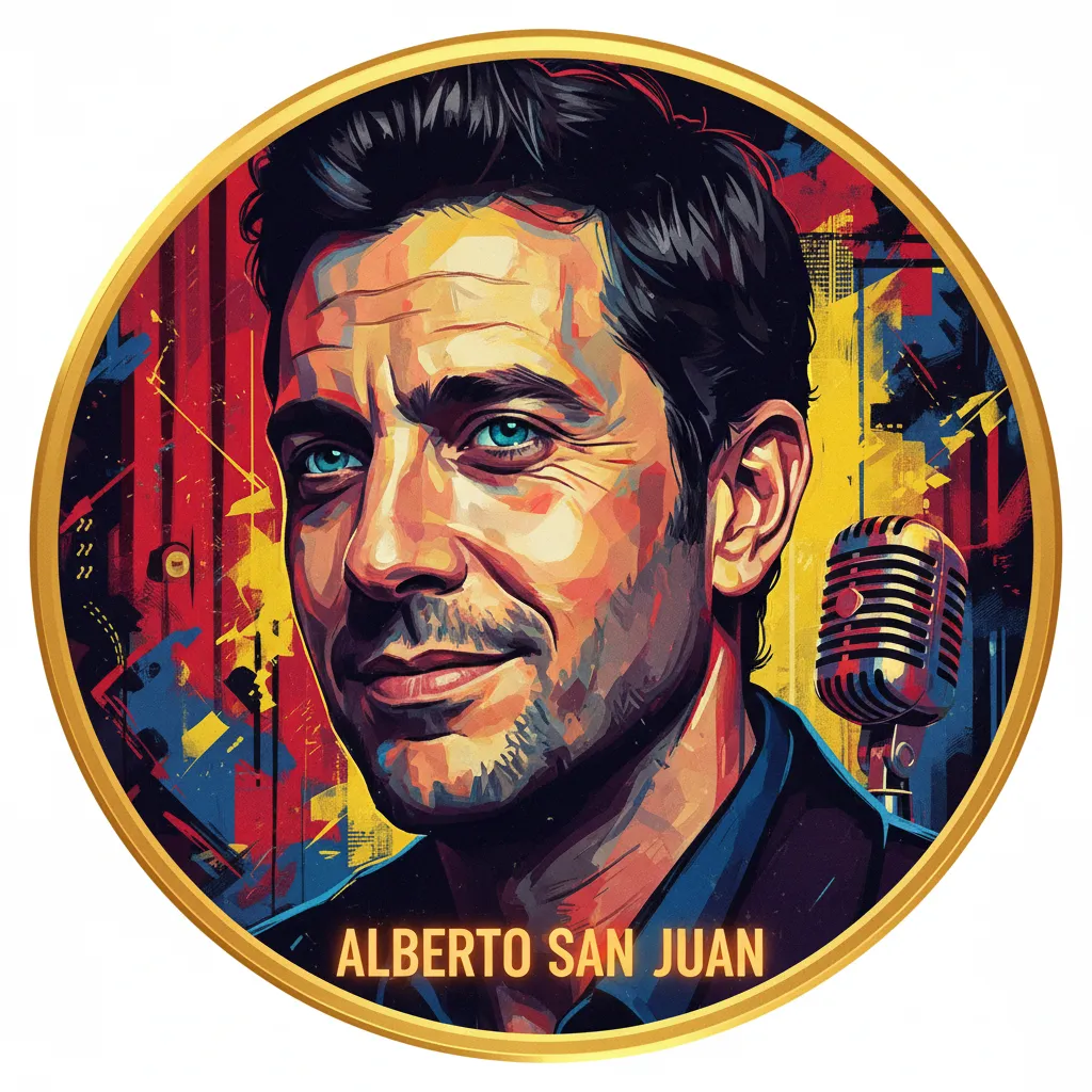 Artistic portrait of Alberto San Juan
