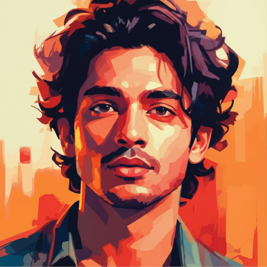 Artistic portrait of Suraj Sharma