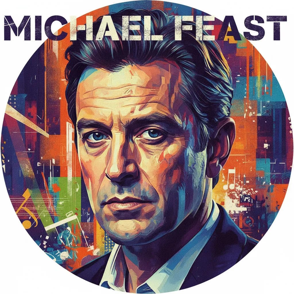 Artistic portrait of Michael Feast