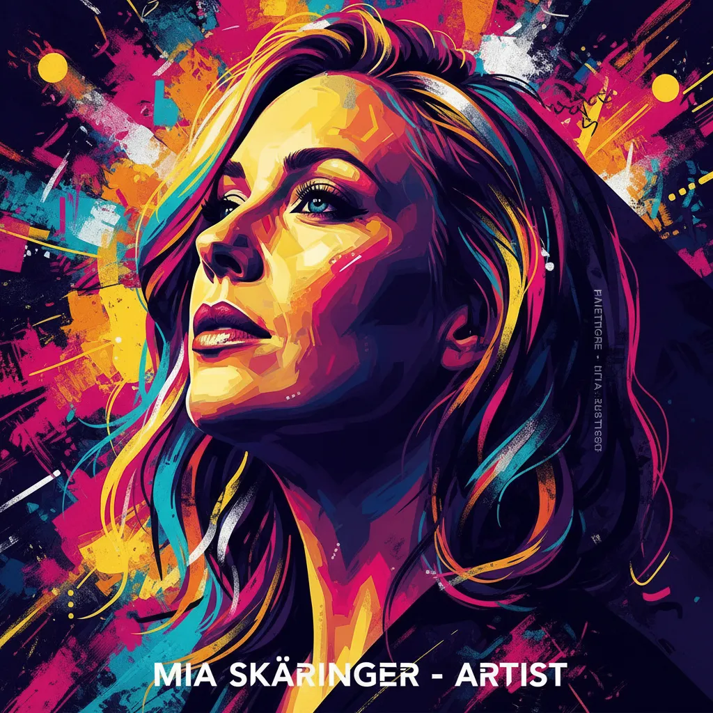 Artistic portrait of Mia Skäringer