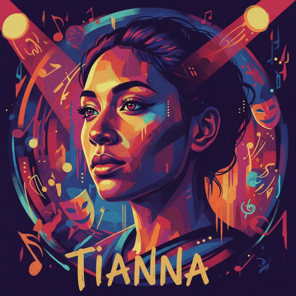 Artistic portrait of Tianna Sansbury