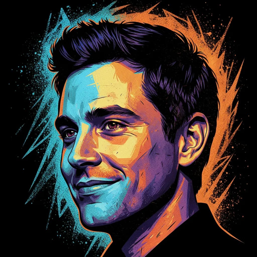 Artistic portrait of Jack Quaid